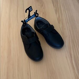 NEW Wonder Nation Kids Black Formal Dress Shoes size 12
